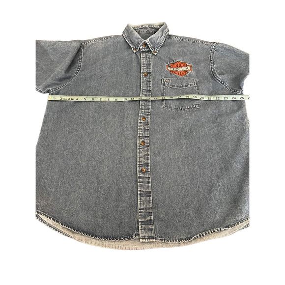 Izod Blue Casual Button Down Shirt - Picture 5 of 9